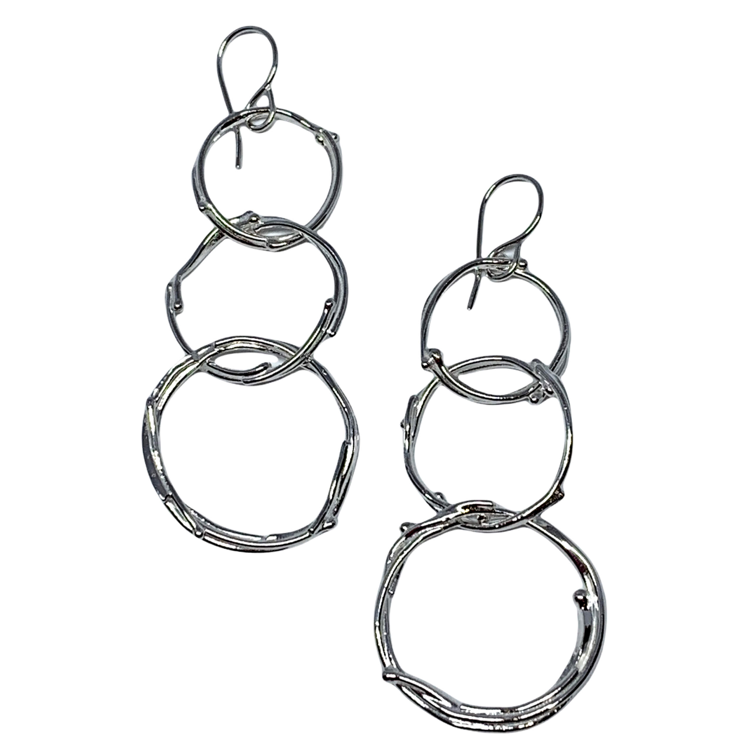 Handmade sterling silver earrings by A&R Jewellery | Effusion Art Gallery + Cast Glass Studio, Invermere BC