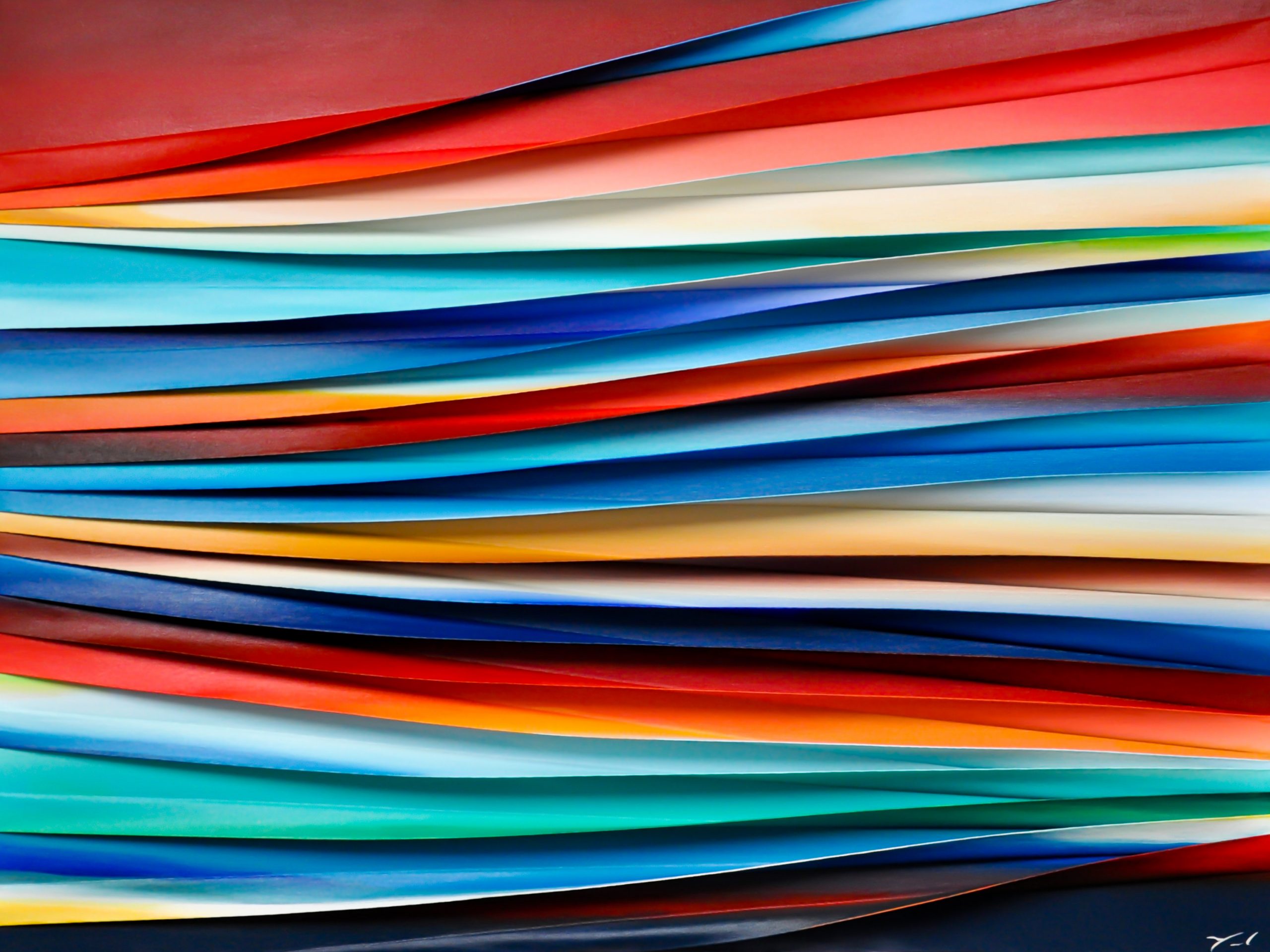 Sourire à la vie, mixed media abstract painting by Melanie Giguere | Effusion Art Gallery + Cast Glass Studio, Invermere BC