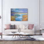 Distant Shores by Carol Finkbeiner Thomas | Effusion Art Gallery + Cast Glass Studio, Invermere BC