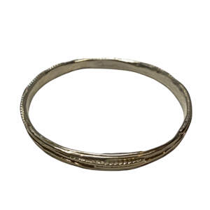 Handmade sterling silver bracelet by A&R Jewellery | Effusion Art Gallery + Cast Glass Studio, Invermere BC
