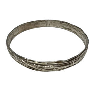 Handmade sterling silver bracelet by A&R Jewellery | Effusion Art Gallery + Cast Glass Studio, Invermere BC