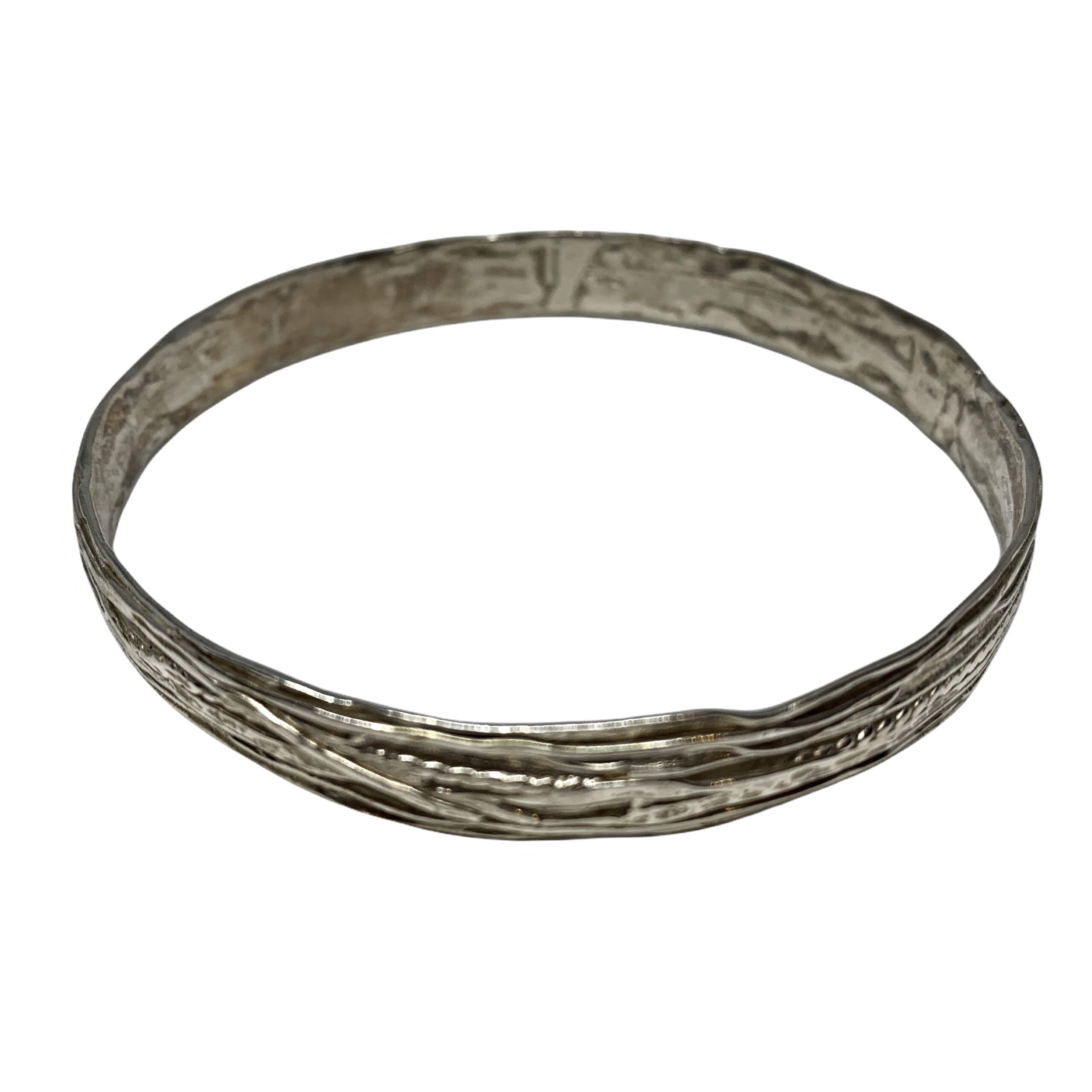 Handmade sterling silver bracelet by A&R Jewellery | Effusion Art Gallery + Cast Glass Studio, Invermere BC