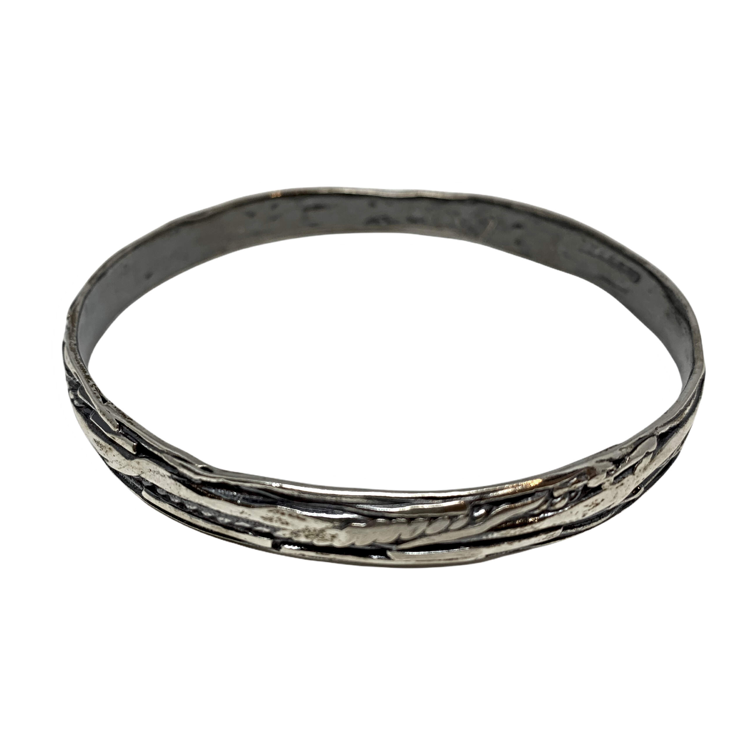 Handmade sterling silver bracelet by A&R Jewellery | Effusion Art Gallery + Cast Glass Studio, Invermere BC