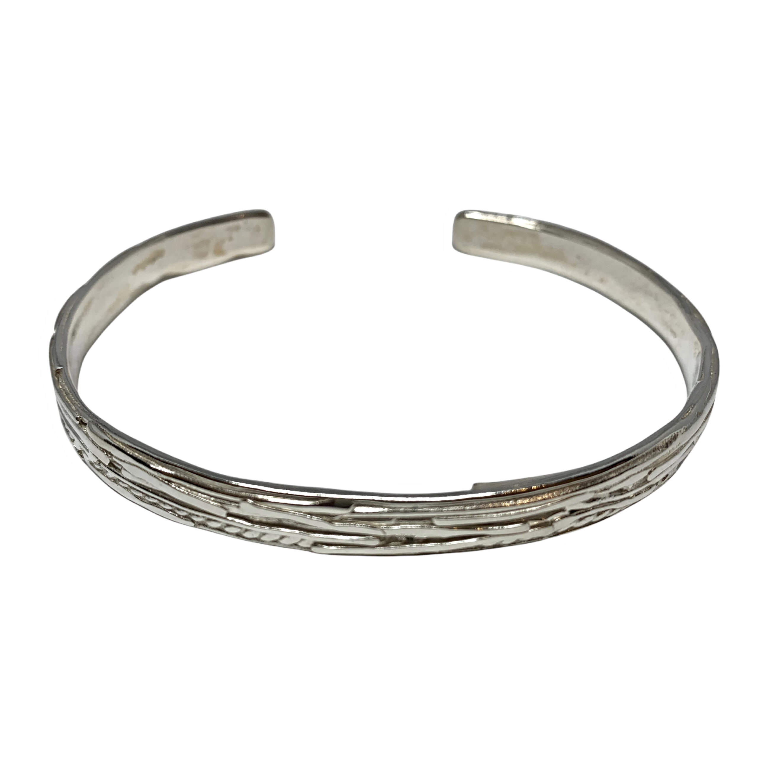 Handmade sterling silver bracelet by A&R Jewellery | Effusion Art Gallery + Cast Glass Studio, Invermere BC