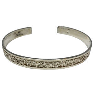 Handmade sterling silver bracelet by A&R Jewellery | Effusion Art Gallery + Cast Glass Studio, Invermere BC