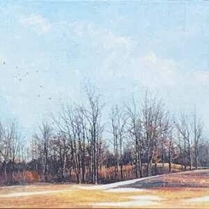 From Within, mixed media landscape painting by Lori Bagneres | Effusion Art Gallery + Cast Glass Studio, Invermere BC