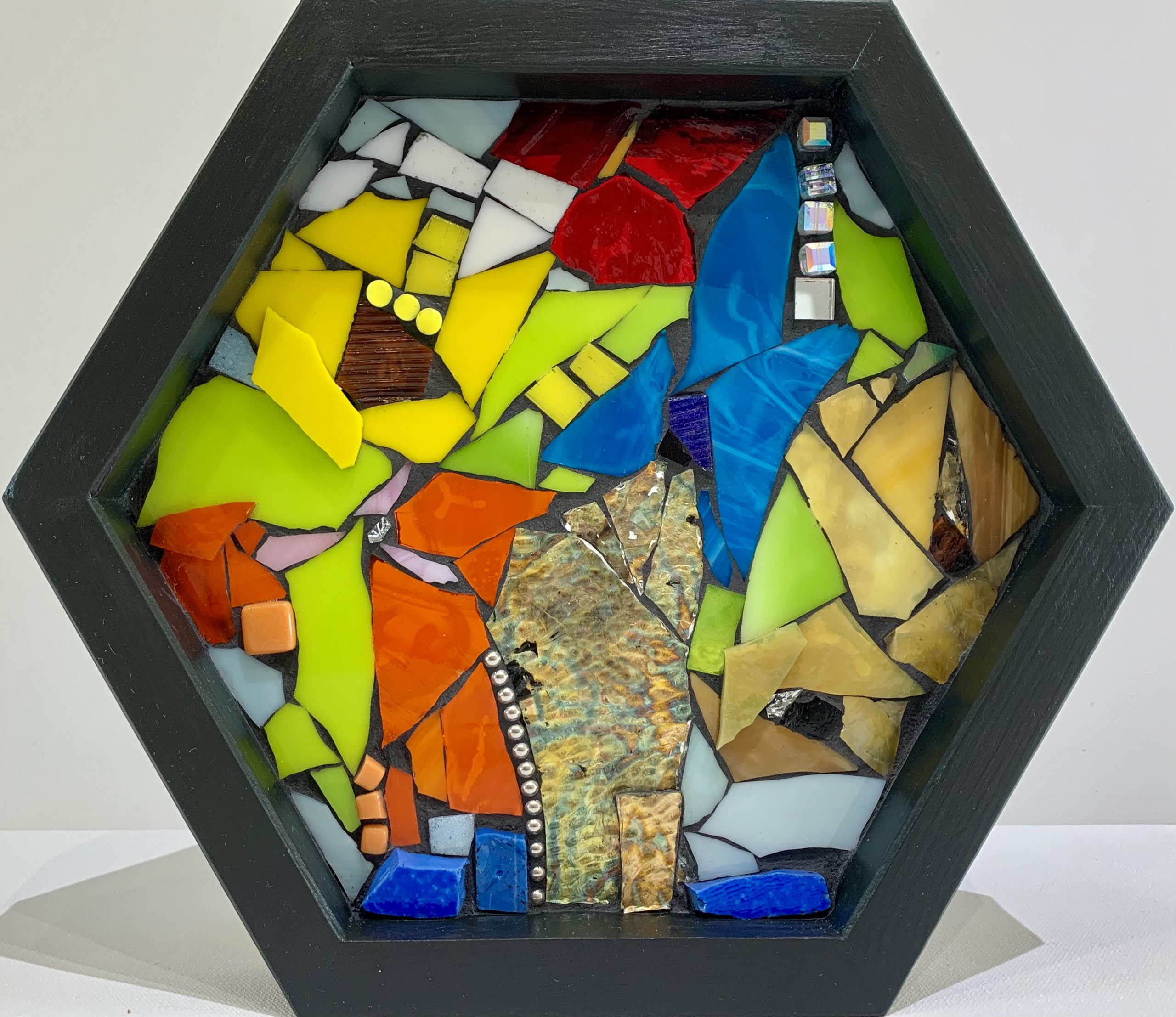 To Light Up, stained glass mosaic by Kimberly Kiel | Effusion Art Gallery + Cast Glass Studio, Invermere BC