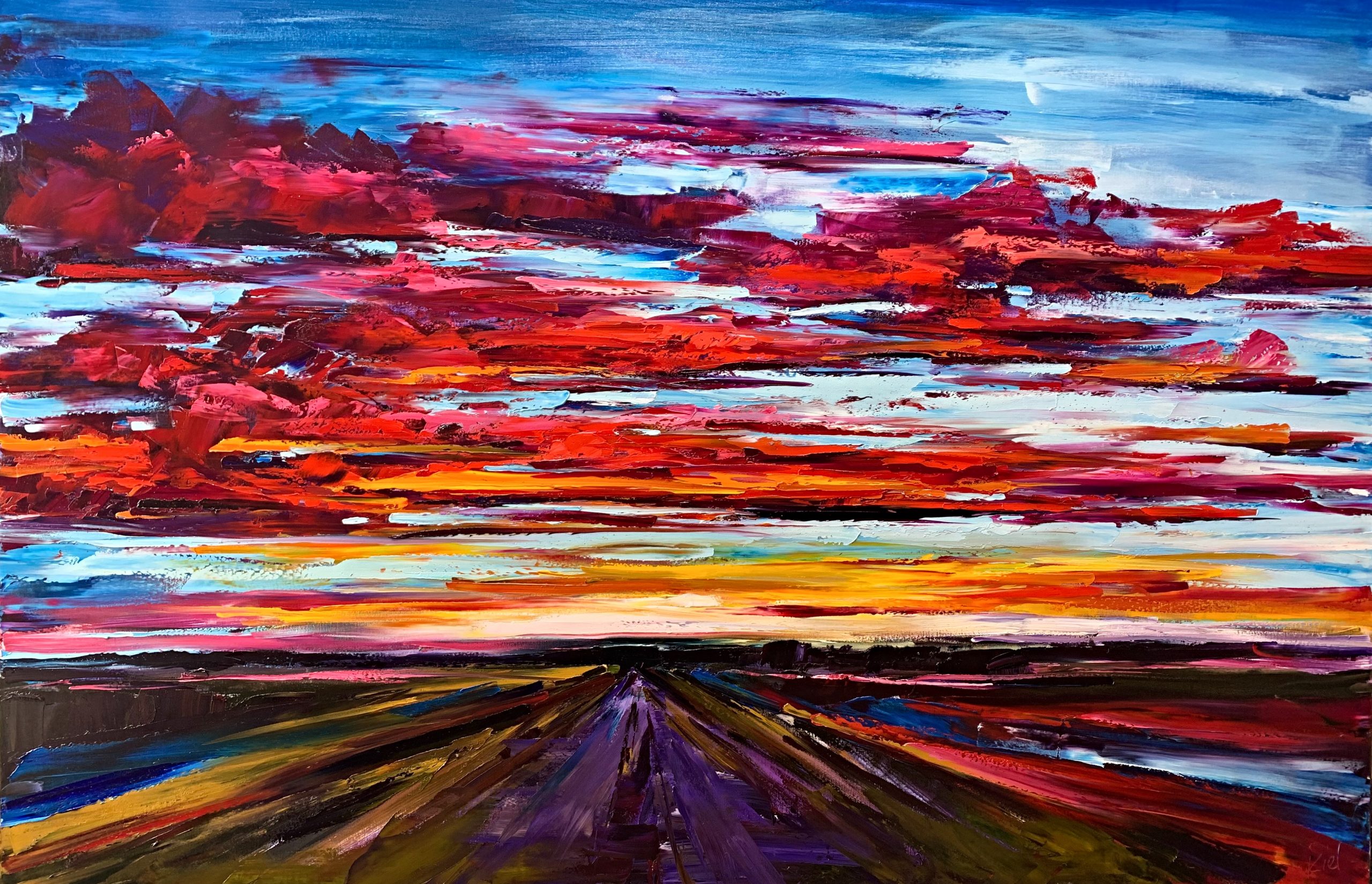 Wonders Never Cease, oil landscape painting by Kimberly Kiel | Effusion Art Gallery + Cast Glass Studio, Invermere BC