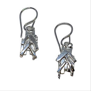 Handmade sterling silver earrings by A&R Jewellery | Effusion Art Gallery + Cast Glass Studio, Invermere BC