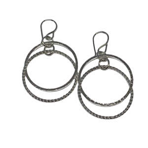 Handmade sterling silver earrings by A&R Jewellery | Effusion Art Gallery + Cast Glass Studio, Invermere BC