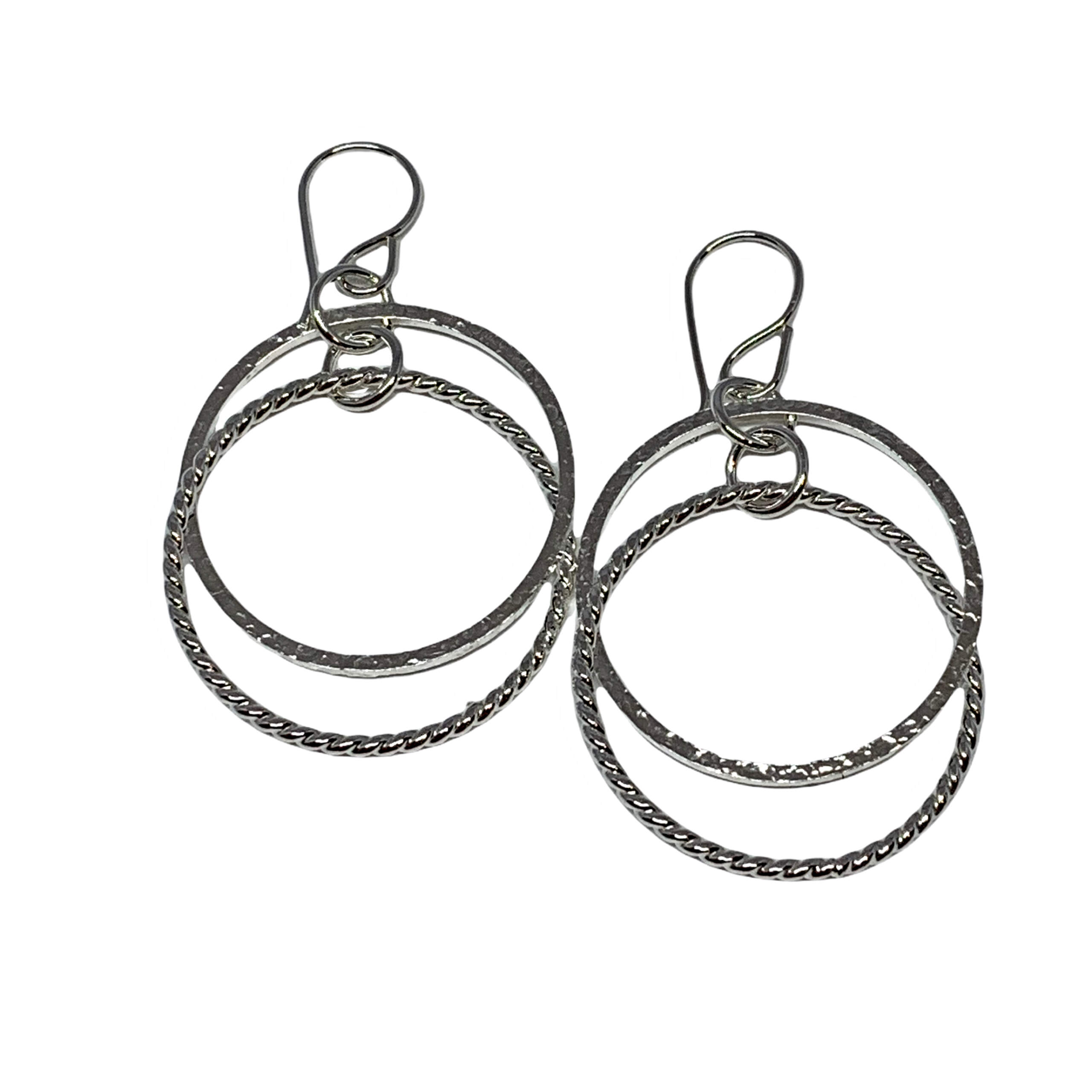 Handmade sterling silver earrings by A&R Jewellery | Effusion Art Gallery + Cast Glass Studio, Invermere BC
