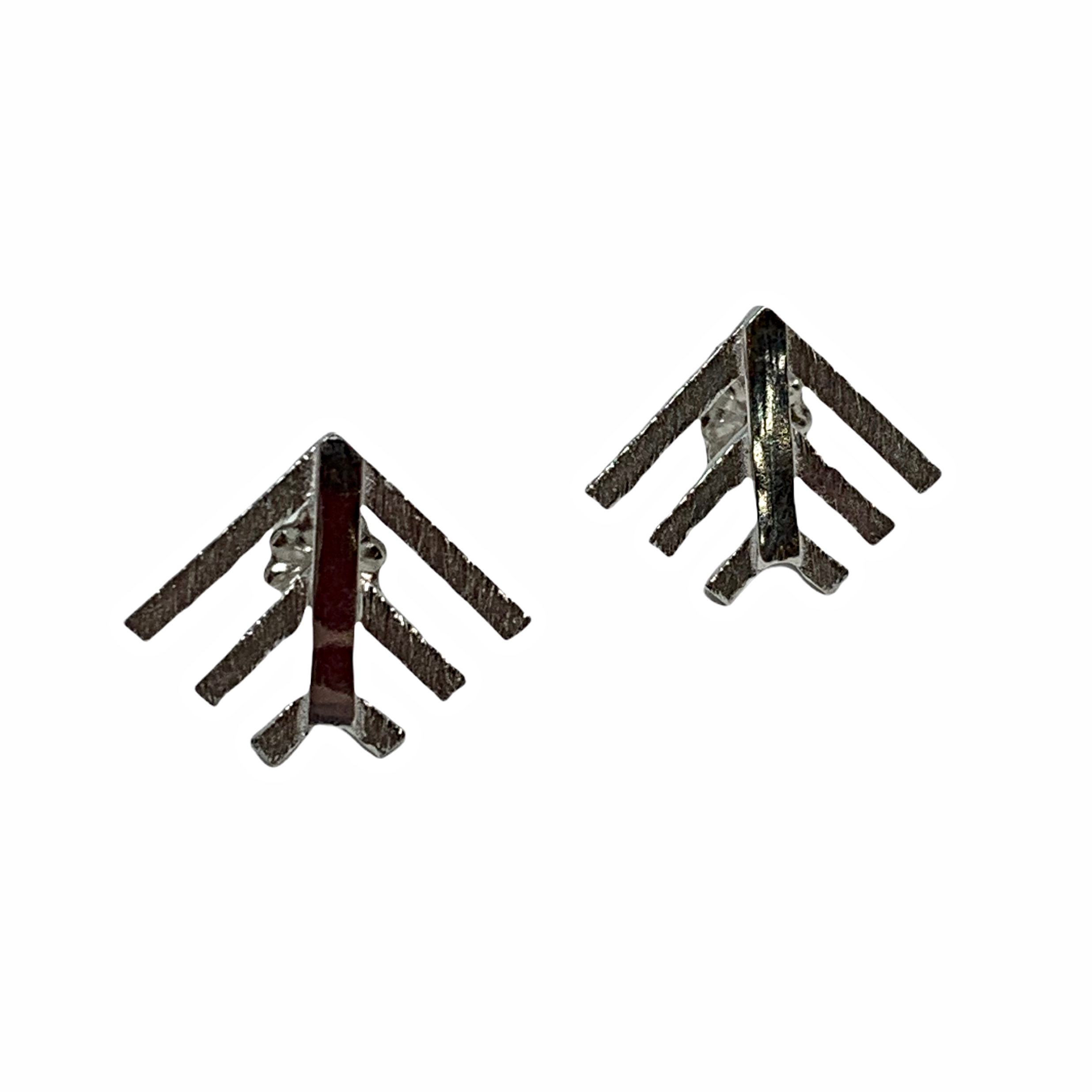 Handmade sterling silver earrings by A&R Jewellery | Effusion Art Gallery + Cast Glass Studio, Invermere BC