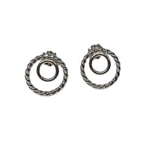 Handmade sterling silver earrings by A&R Jewellery | Effusion Art Gallery + Cast Glass Studio, Invermere BC