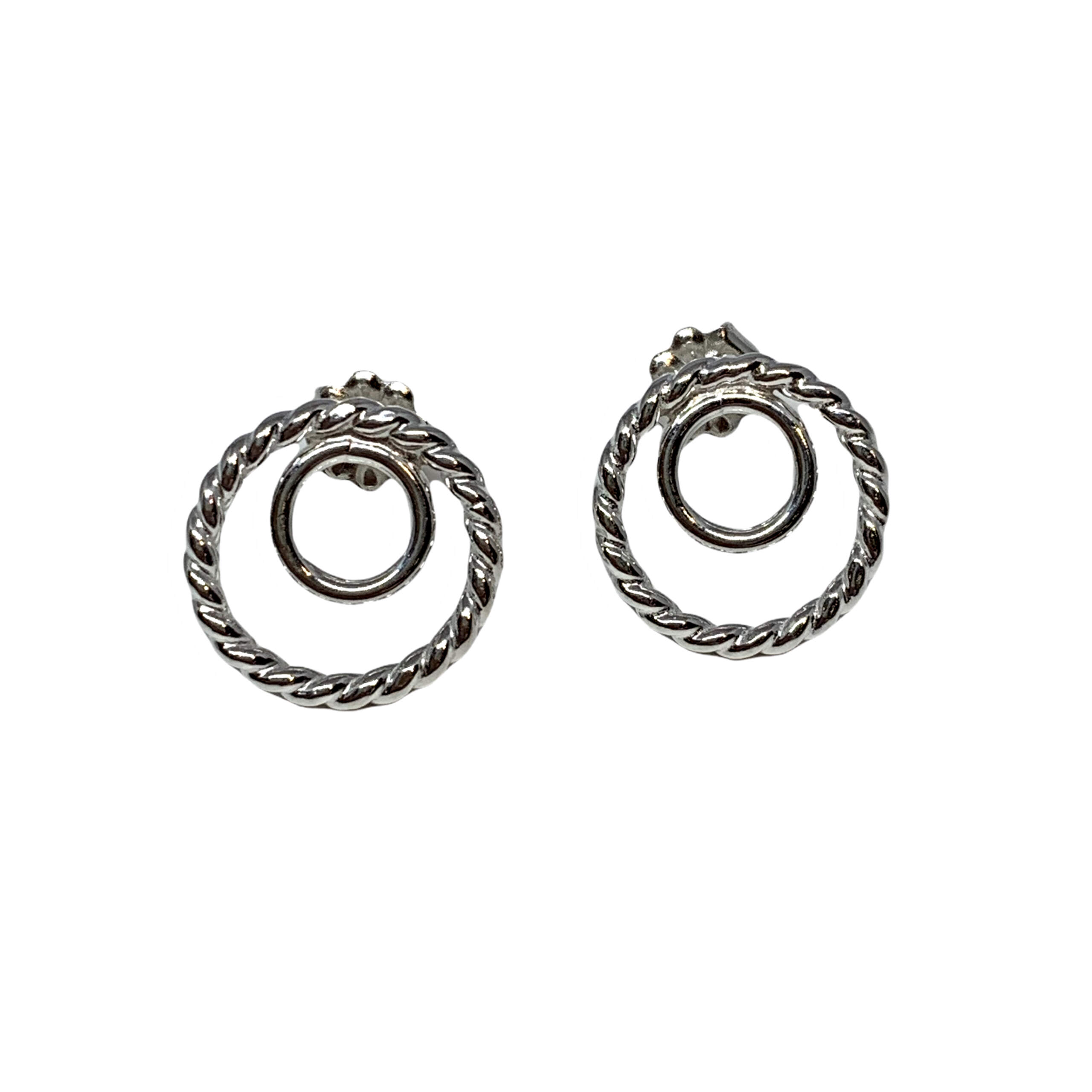Handmade sterling silver earrings by A&R Jewellery | Effusion Art Gallery + Cast Glass Studio, Invermere BC