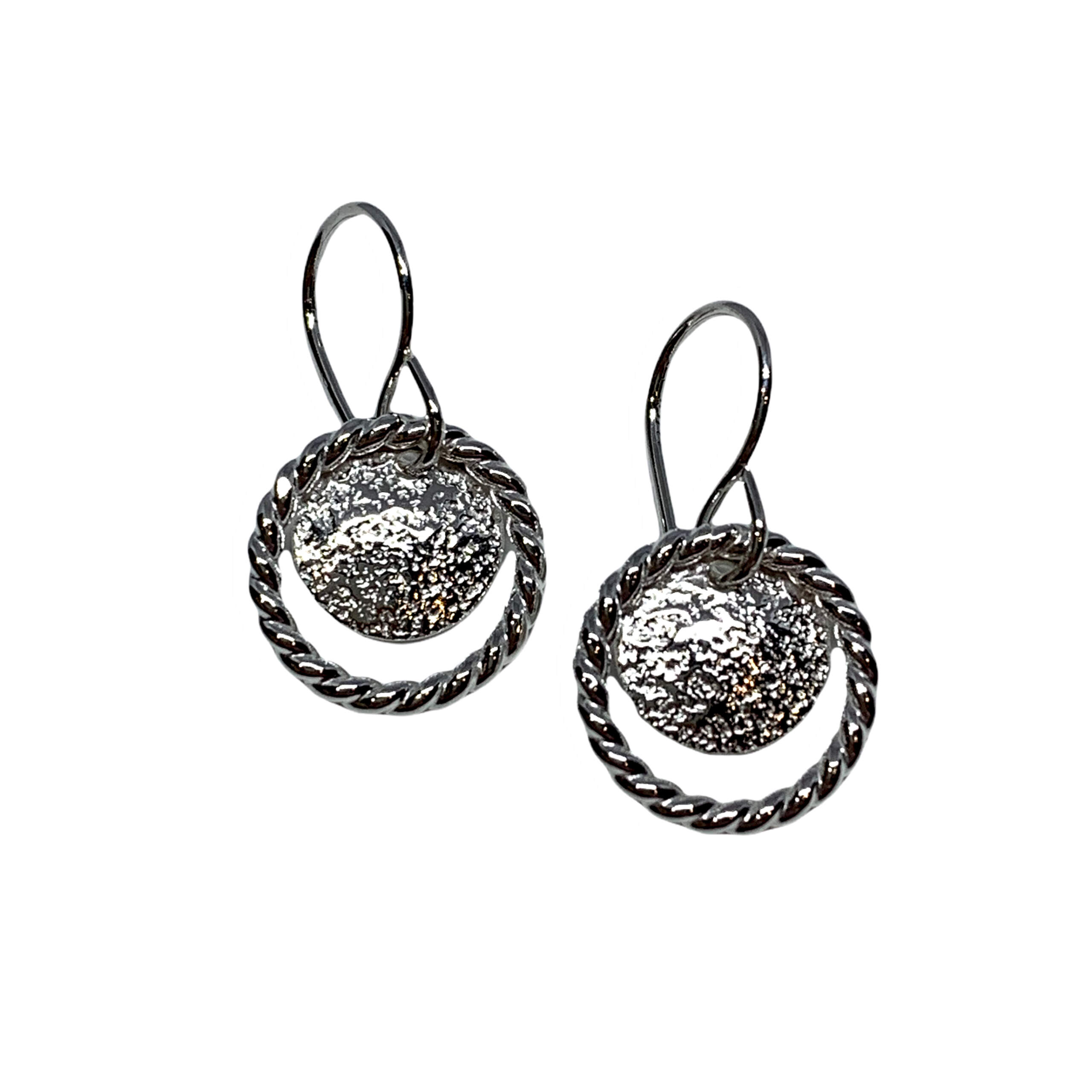 Handmade sterling silver earrings by A&R Jewellery | Effusion Art Gallery + Cast Glass Studio, Invermere BC