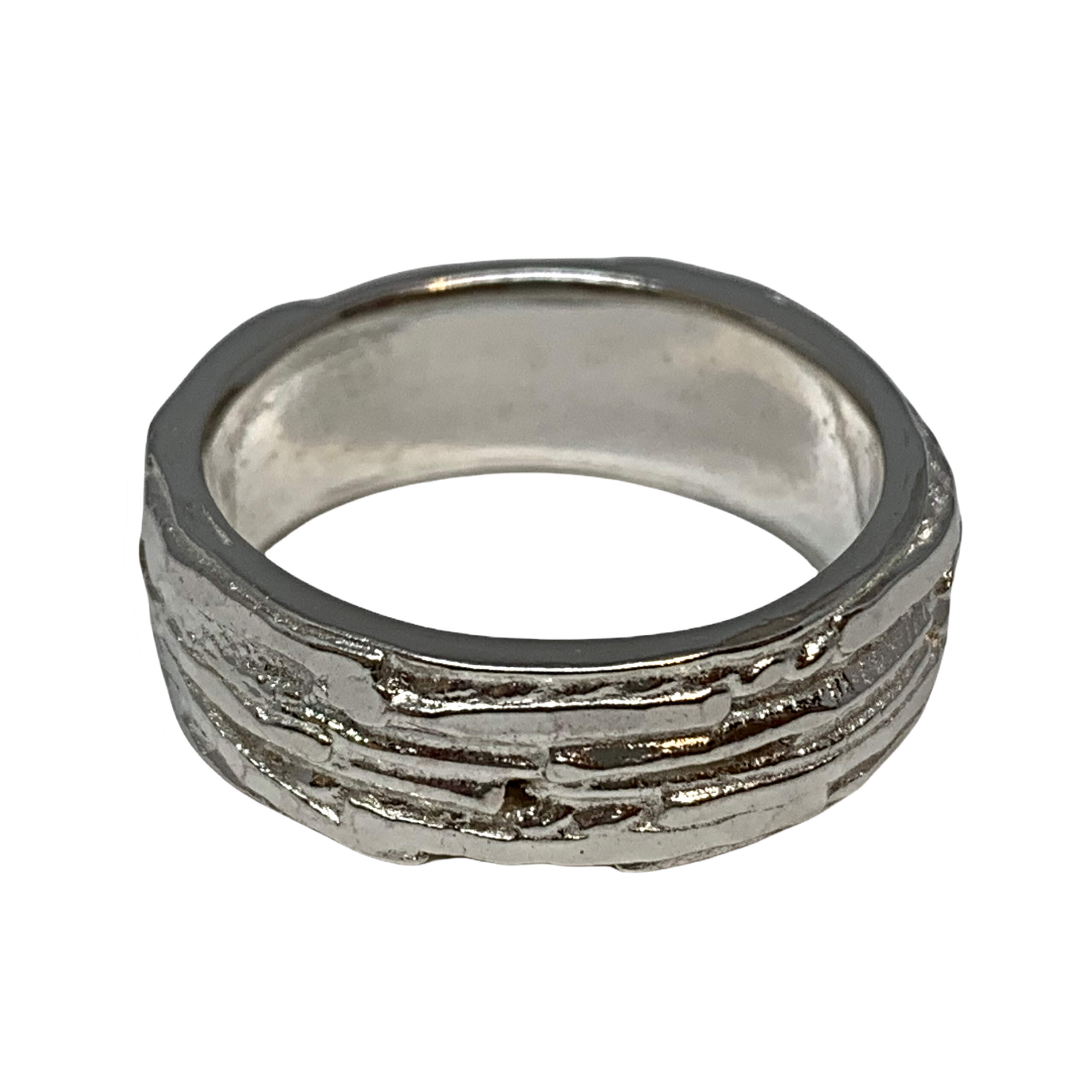 Handmade sterling silver ring by A&R Jewellery | Effusion Art Gallery + Cast Glass Studio, Invermere BC