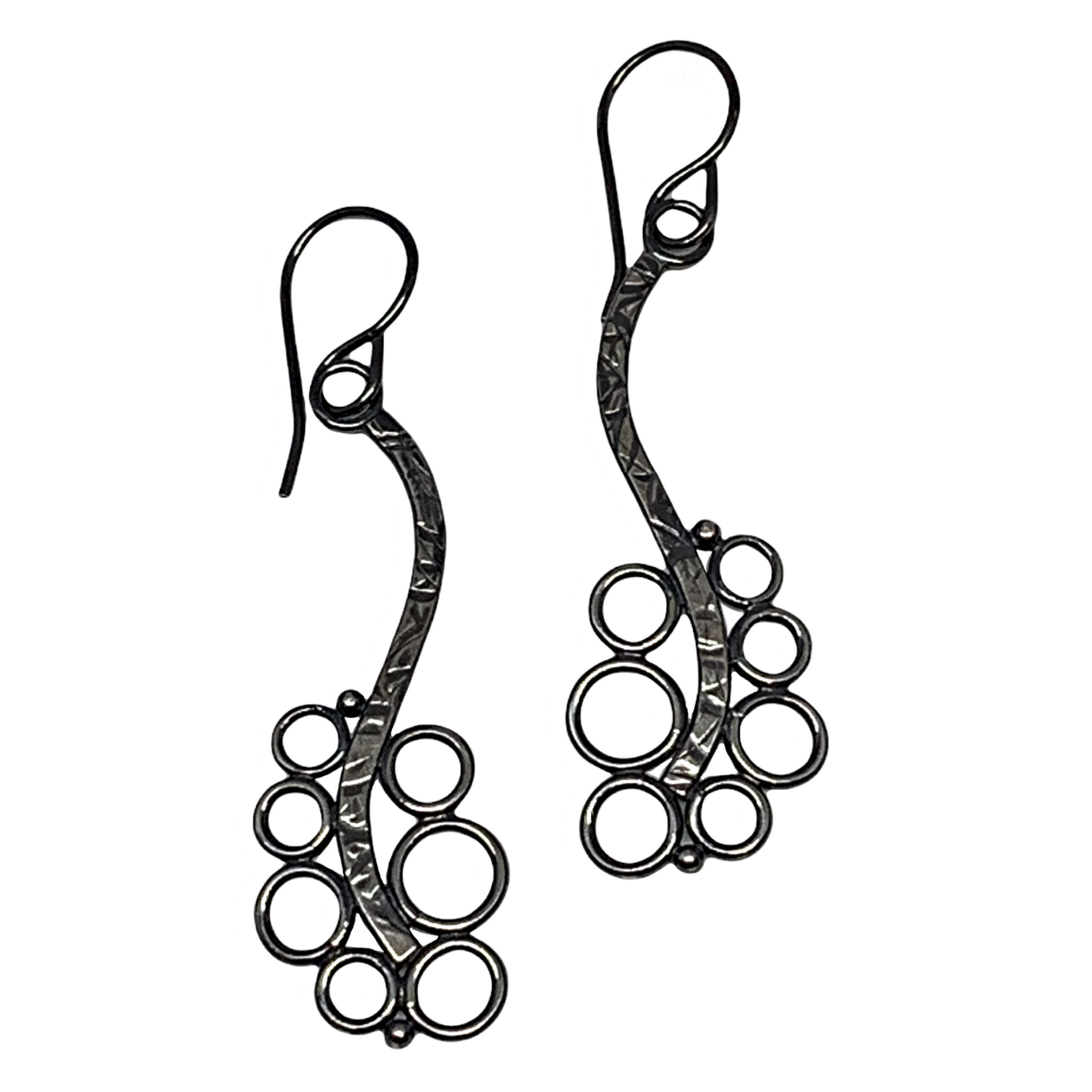 Handmade sterling silver earrings by A&R Jewellery | Effusion Art Gallery + Cast Glass Studio, Invermere BC