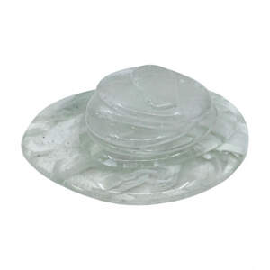 One of a kind cast glass cairn sculpture by Heather Cuell | Effusion Art Gallery + Cast Glass Studio, Invermere BC