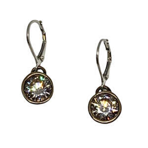 Bronze + CZ Earrings by Karyn Chopik | Effusion Art Gallery + Cast Glass Studio, Invermere BC