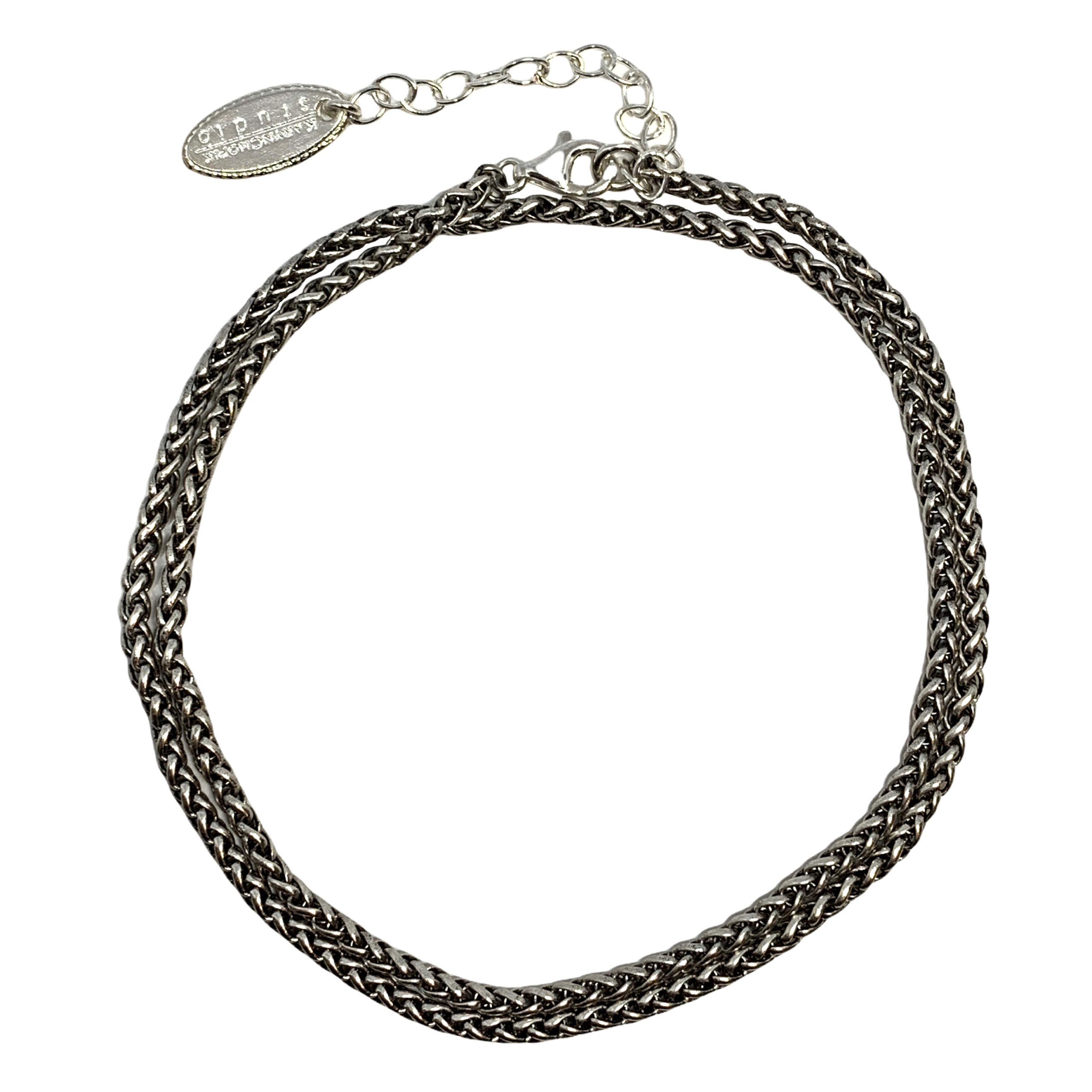 Sterling silver chain by Karyn Chopik | Effusion Art Gallery + Cast Glass Studio, Invermere BC