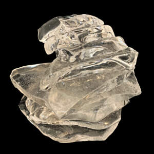 Rocky Mountain Cairn, cast glass sculpture by Heather Cuell | Effusion Art Gallery + Cast Glass Studio, Invermere BC
