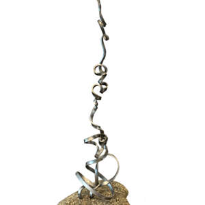 Bonfire, mixed media sculpture by Paul Reimer | Effusion Art Gallery + Cast Glass Studio, Invermere BC