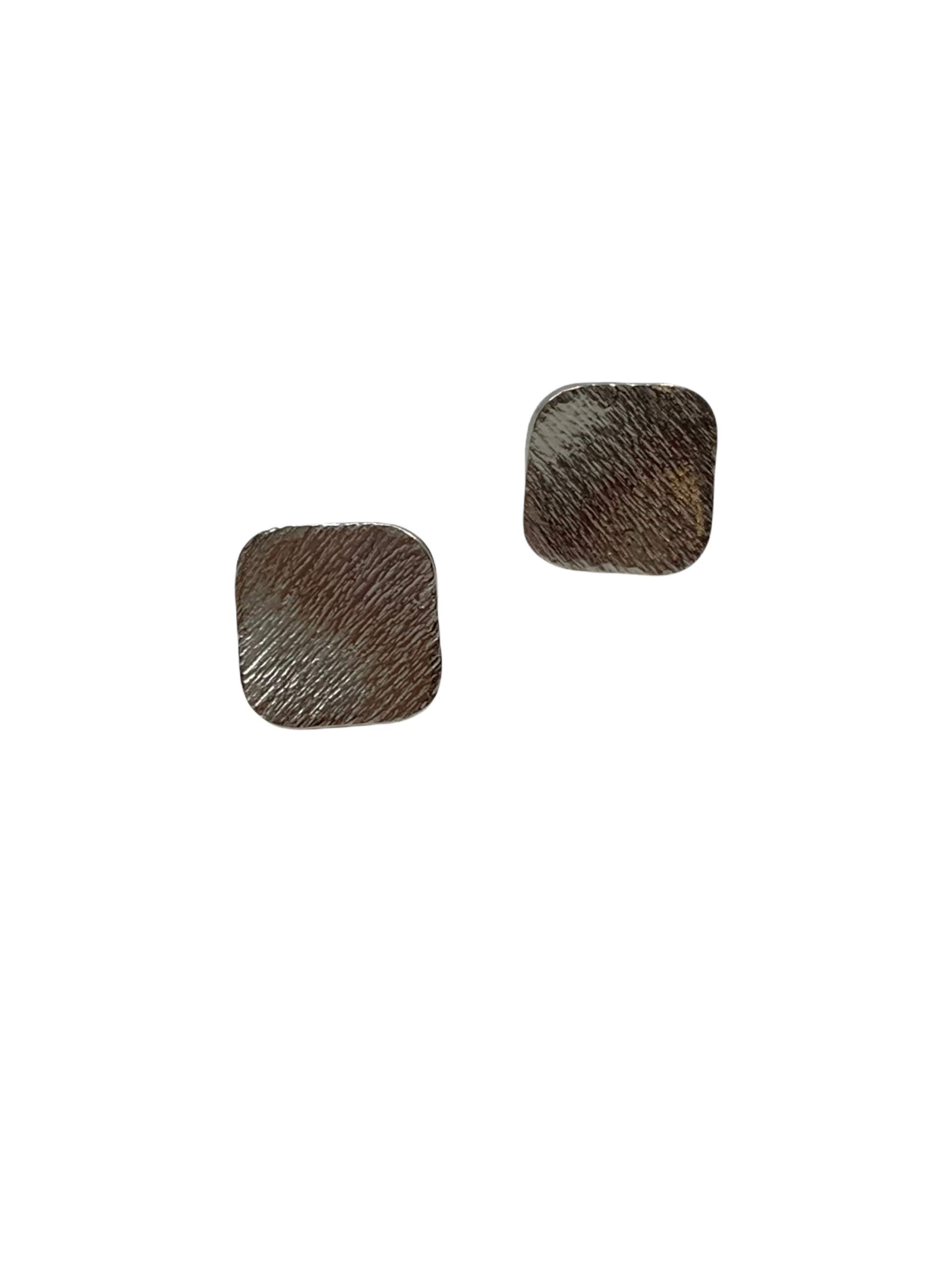 Handmade silver earrings by A&R Jewellery | Effusion Art Gallery + Cast Glass Studio, Invermere BC