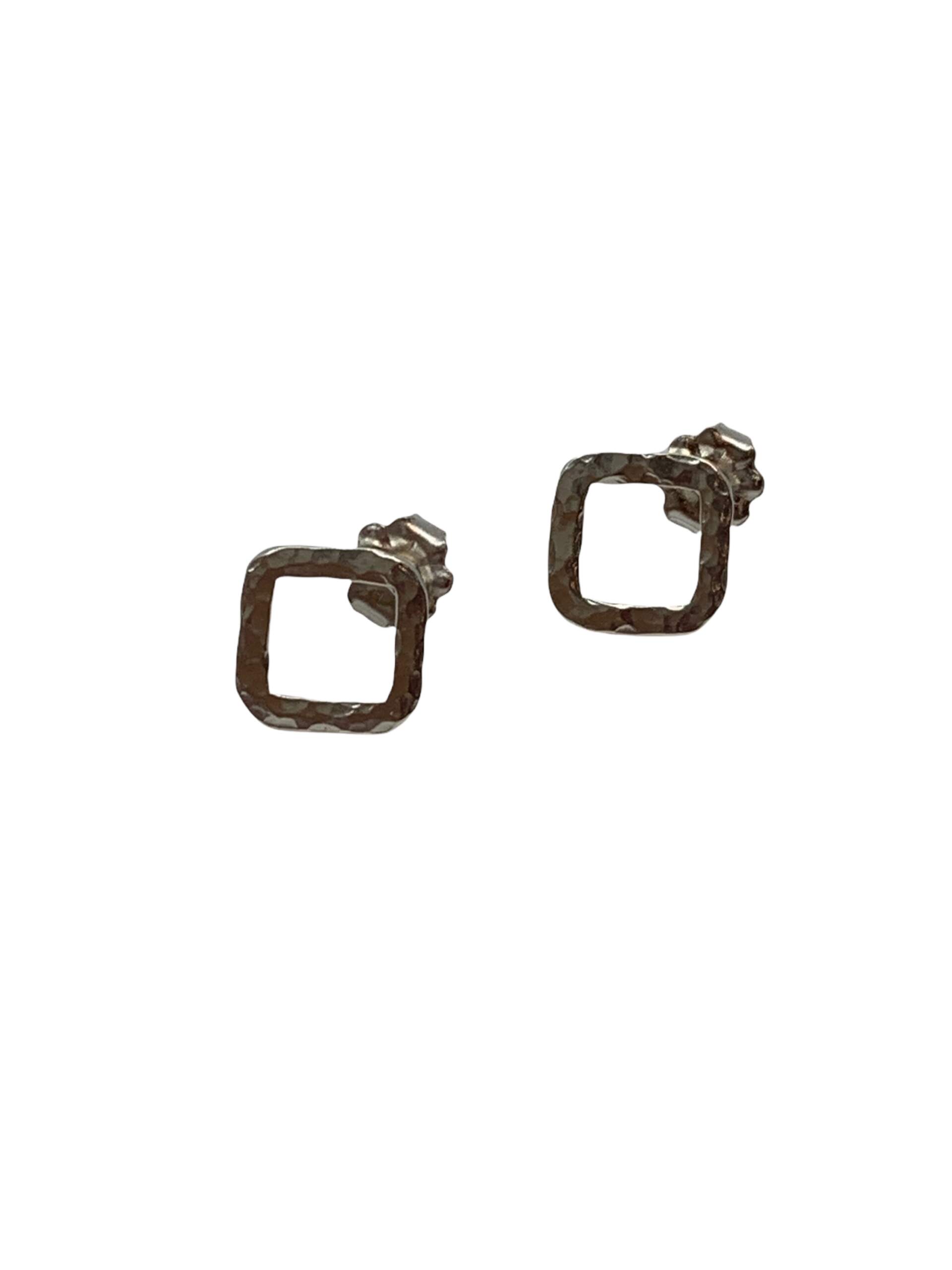 Handmade silver earrings by A&R Jewellery | Effusion Art Gallery + Cast Glass Studio, Invermere BC