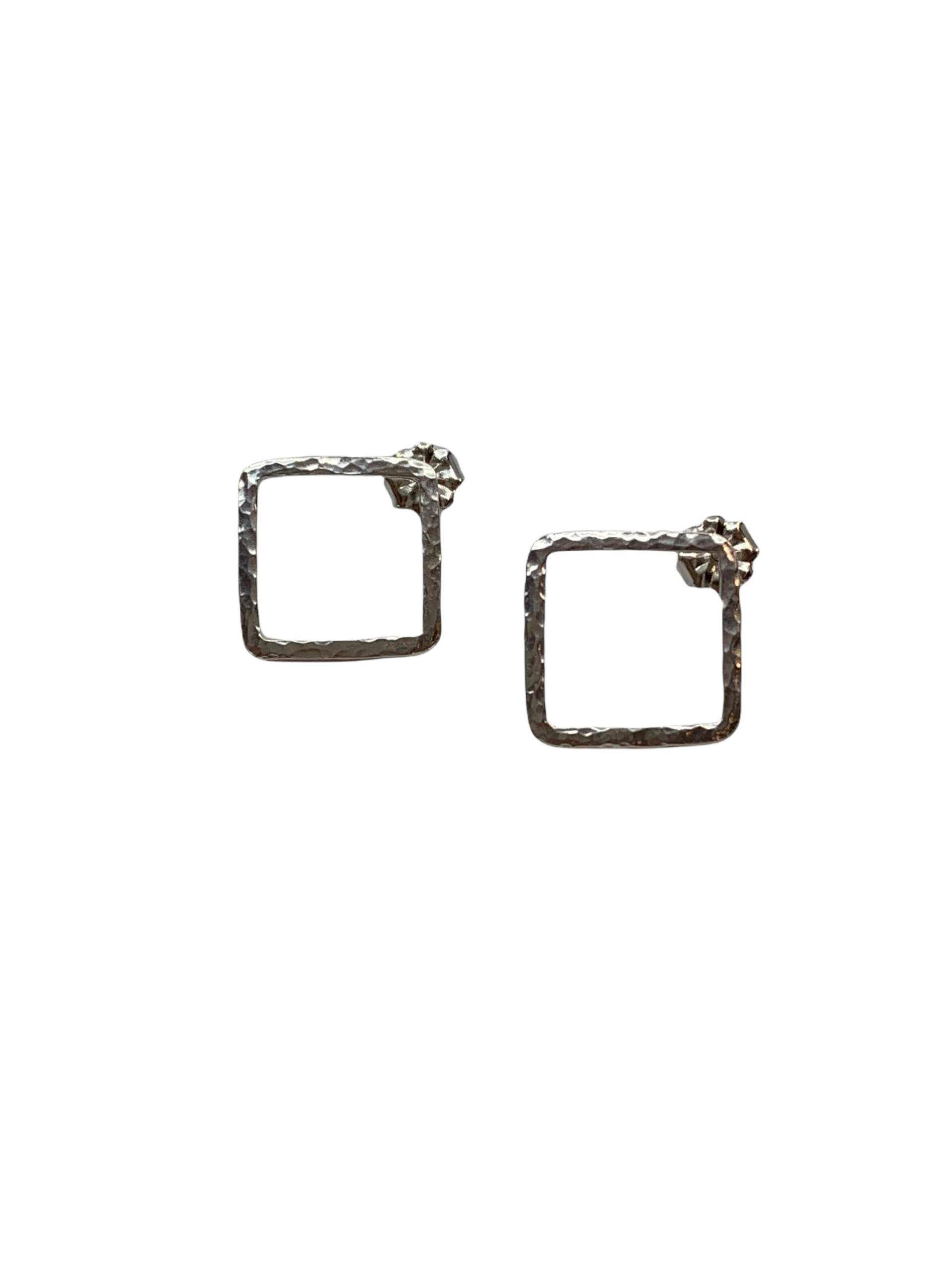 Handmade silver earrings by A&R Jewellery | Effusion Art Gallery + Cast Glass Studio, Invermere BC