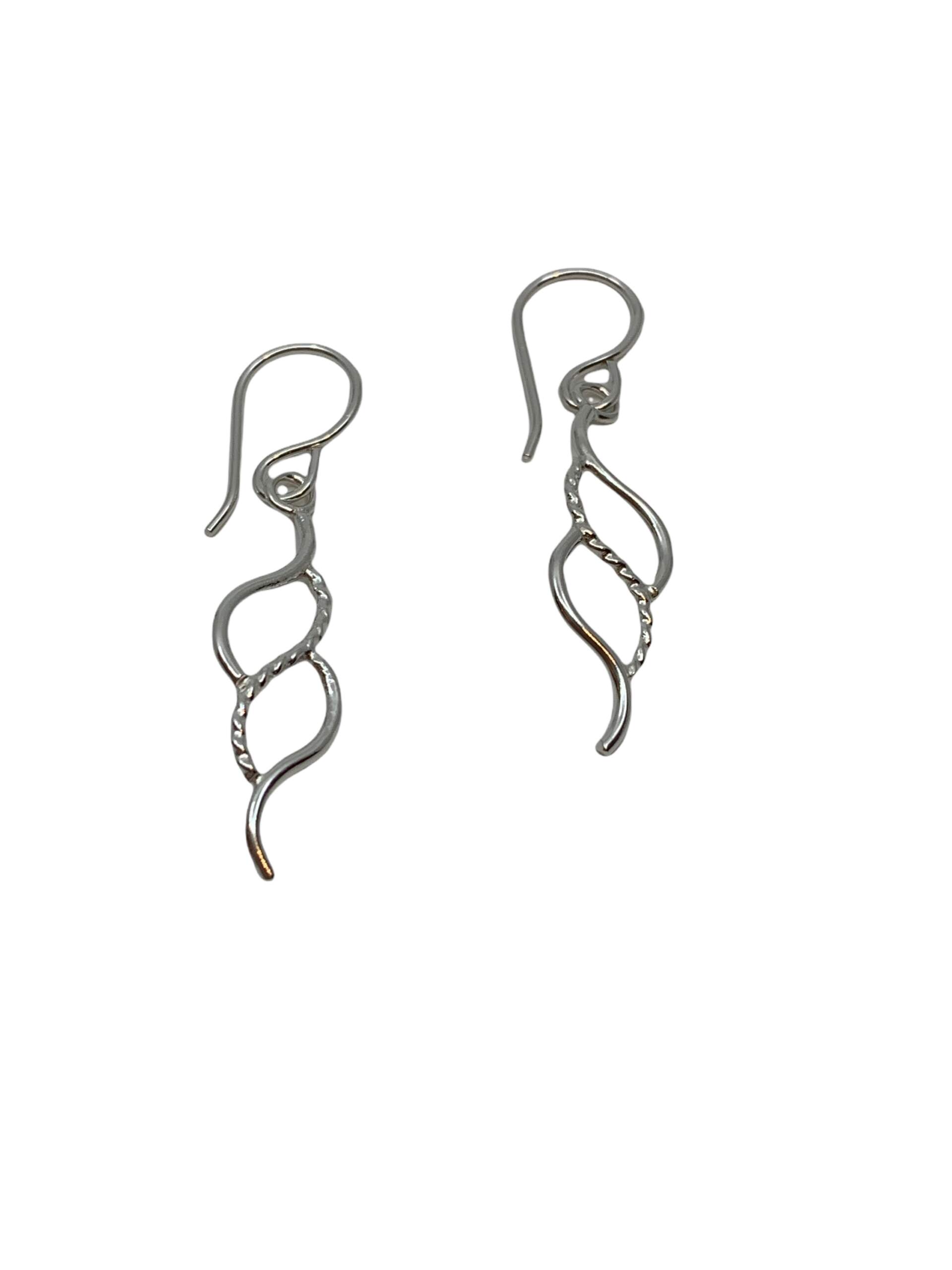 Handmade silver earrings by A&R Jewellery | Effusion Art Gallery + Cast Glass Studio, Invermere BC