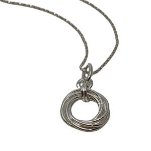 Sterling silver necklace by A&R Jewellery | Effusion Art Gallery + Cast Glass Studio, Invermere BC