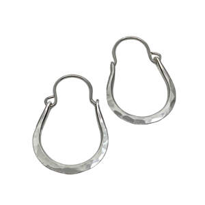 Handmade silver earrings by A&R Jewellery | Effusion Art Gallery + Cast Glass Studio, Invermere BC