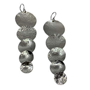 Handmade silver earrings by A&R Jewellery | Effusion Art Gallery + Cast Glass Studio, Invermere BC