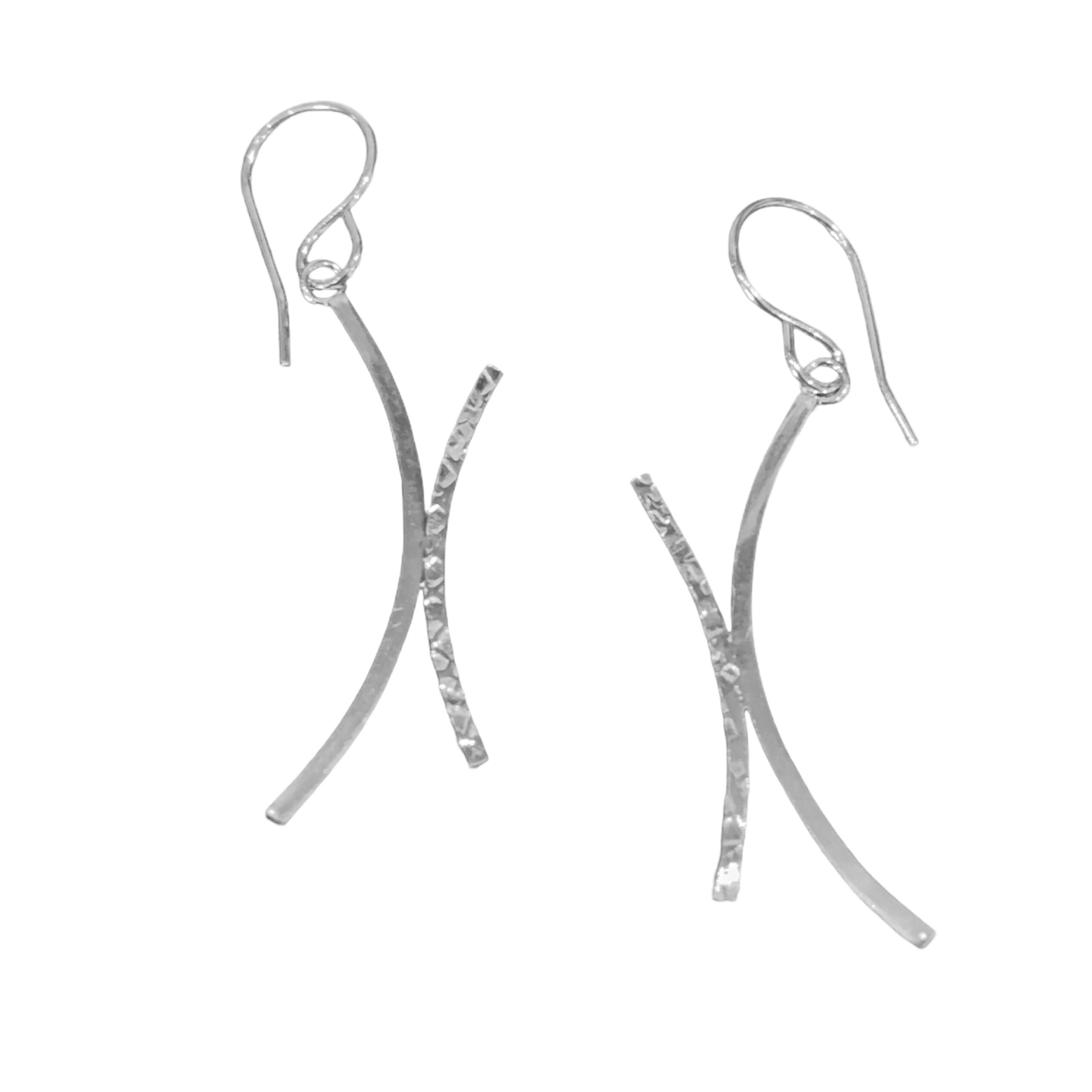 Handmade silver earrings by A&R Jewellery | Effusion Art Gallery + Cast Glass Studio, Invermere BC