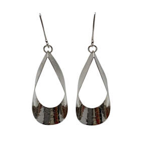 Handmade silver earrings by A&R Jewellery | Effusion Art Gallery + Cast Glass Studio, Invermere BC