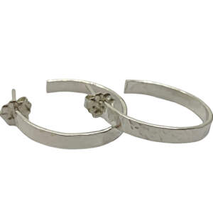 Handmade silver earrings by A&R Jewellery | Effusion Art Gallery + Cast Glass Studio, Invermere BC