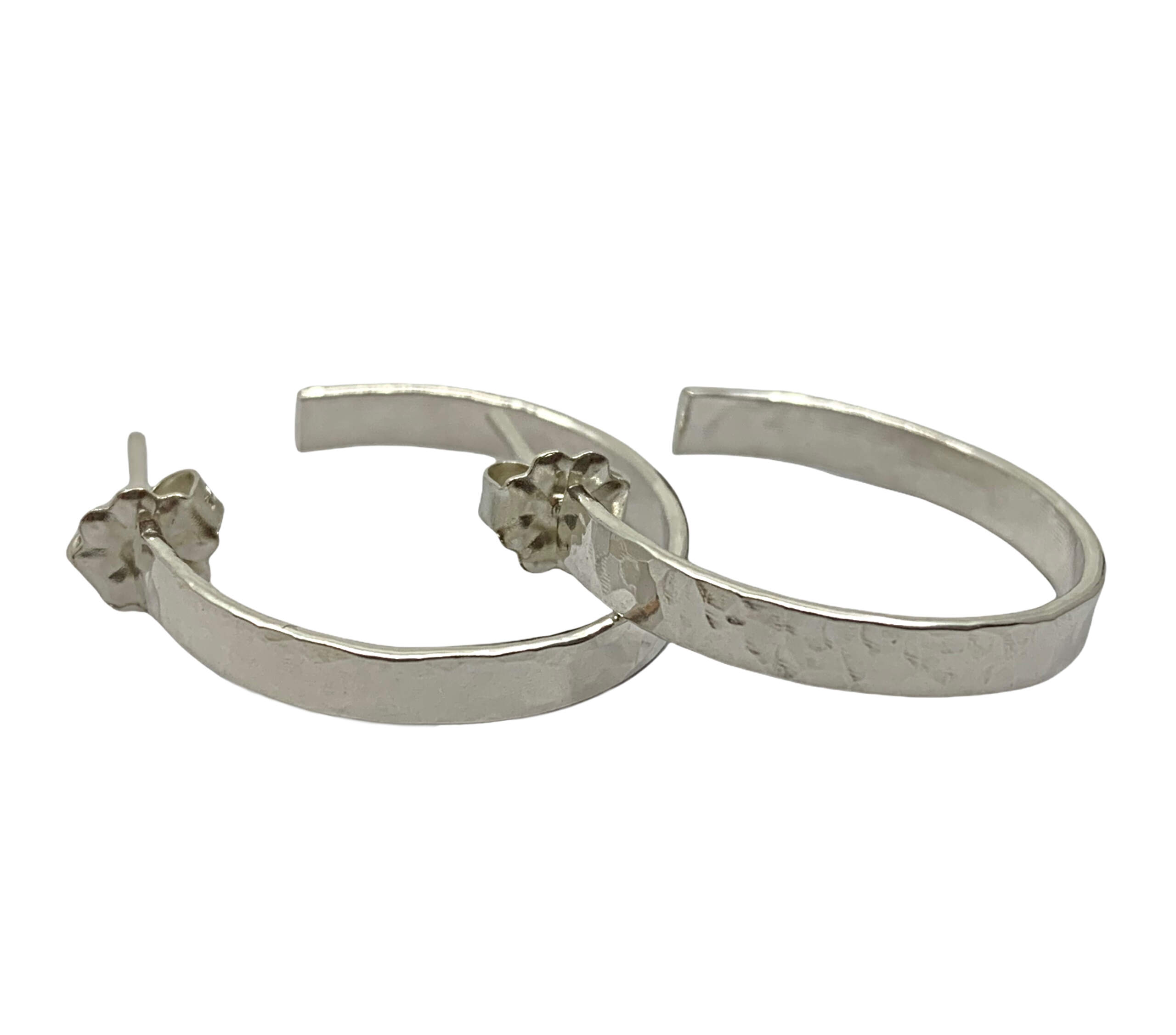 Handmade silver earrings by A&R Jewellery | Effusion Art Gallery + Cast Glass Studio, Invermere BC