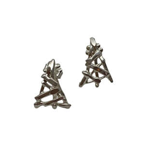 Handmade silver earrings by A&R Jewellery | Effusion Art Gallery + Cast Glass Studio, Invermere BC