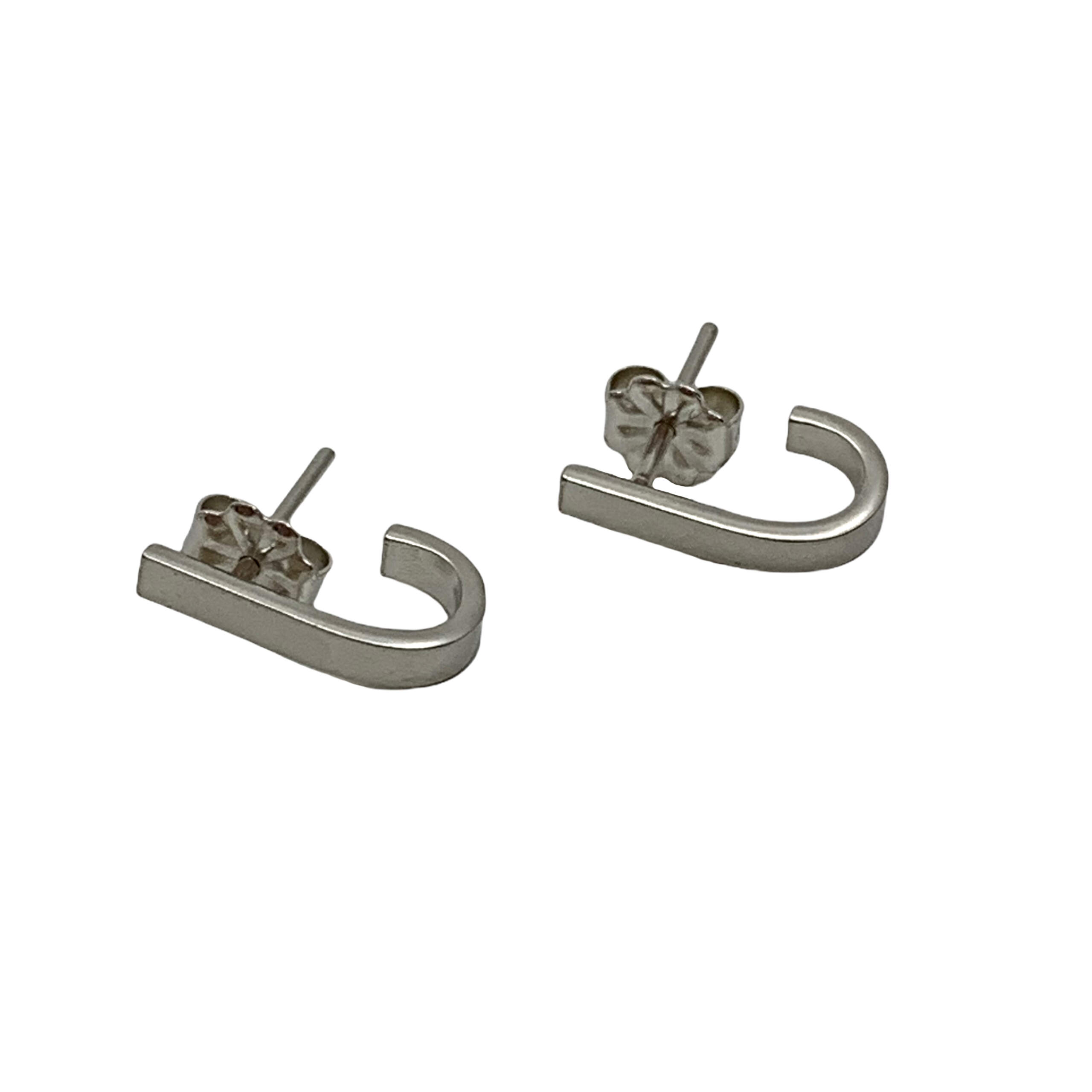 Handmade silver earrings by A&R Jewellery | Effusion Art Gallery + Cast Glass Studio, Invermere BC