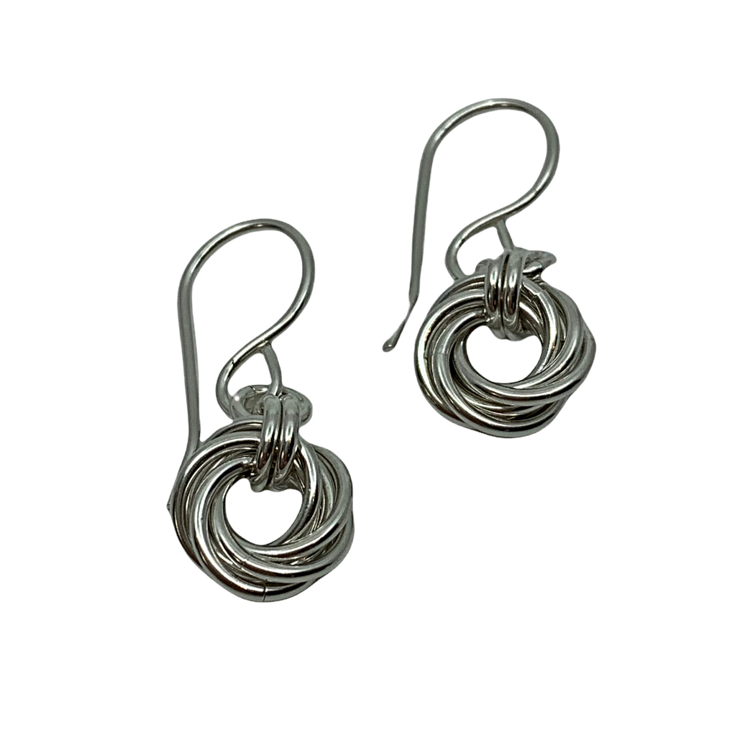 Handmade silver earrings by A&R Jewellery | Effusion Art Gallery + Cast Glass Studio, Invermere BC