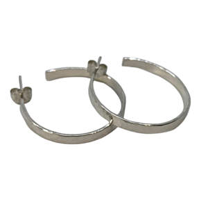 Handmade silver earrings by A&R Jewellery | Effusion Art Gallery + Cast Glass Studio, Invermere BC