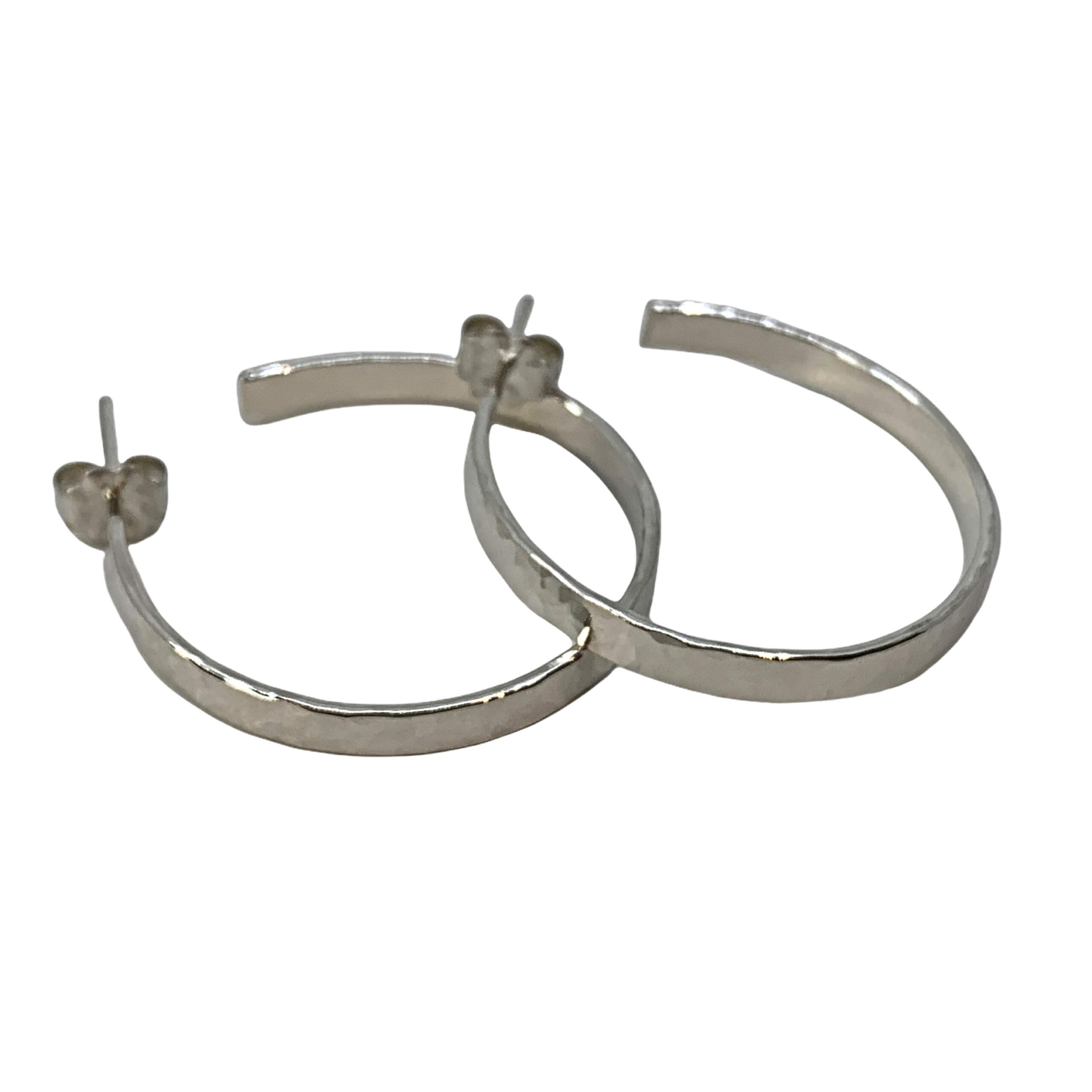 Handmade silver earrings by A&R Jewellery | Effusion Art Gallery + Cast Glass Studio, Invermere BC