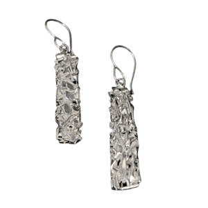 Handmade silver earrings by A&R Jewellery | Effusion Art Gallery + Cast Glass Studio, Invermere BC