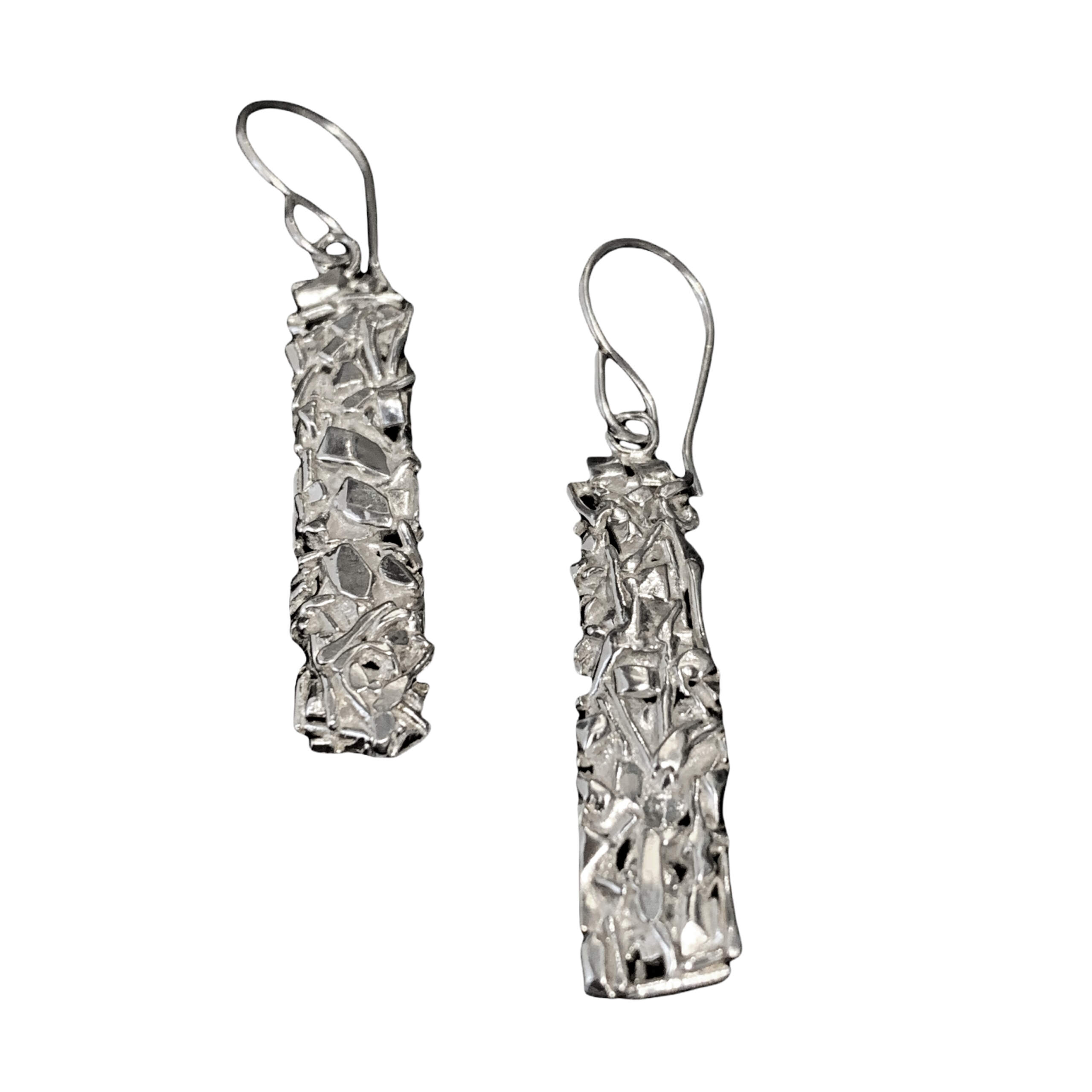 Handmade silver earrings by A&R Jewellery | Effusion Art Gallery + Cast Glass Studio, Invermere BC
