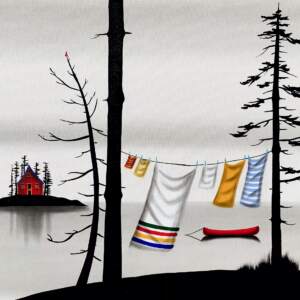 Momentous of Minutes, mixed media landscape by Natasha Miller | Effusion Art Gallery + Cast Glass Studio, Invermere BC