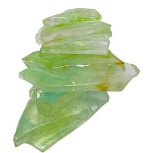 One-of-a-kind cast glass cairn sculpture by Heather Cuell | Effusion Art Gallery + Cast Glass Studio, Invermere BC
