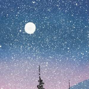 Busted Flat, mixed media painting by Cody Pendleton | Effusion Art Gallery + Cast Glass Studio, Invermere BC