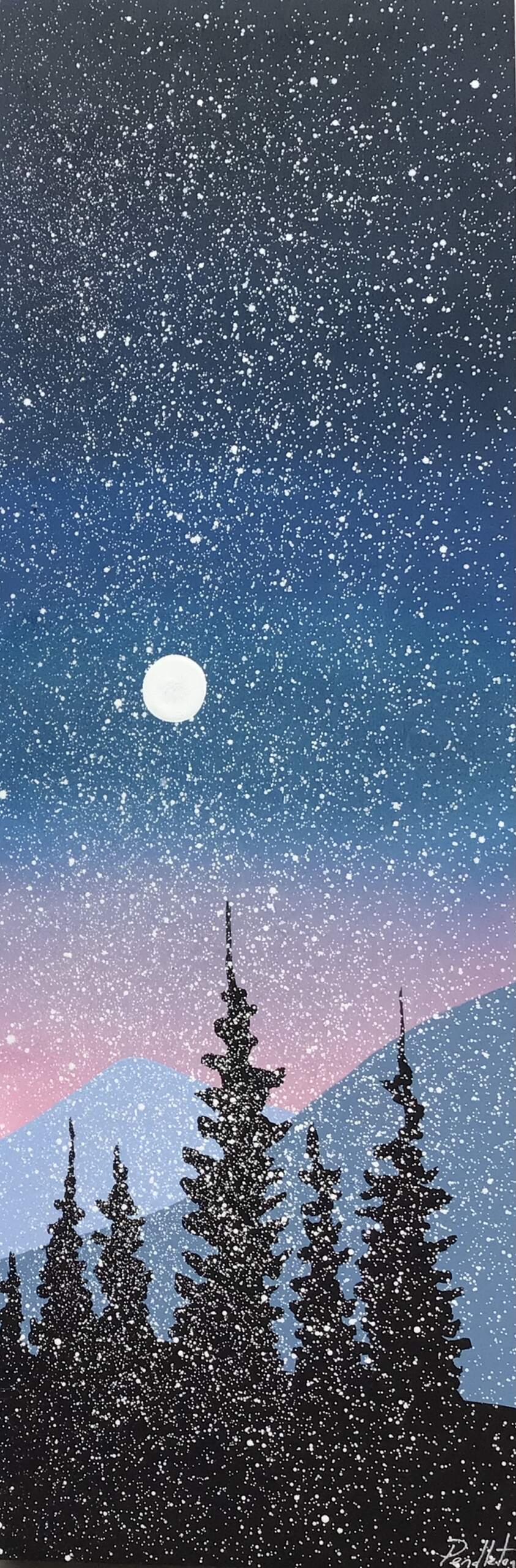 Busted Flat, mixed media painting by Cody Pendleton | Effusion Art Gallery + Cast Glass Studio, Invermere BC