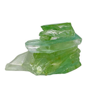 One-of-a-kind cast glass cairn sculpture by Heather Cuell | Effusion Art Gallery + Cast Glass Studio, Invermere BC