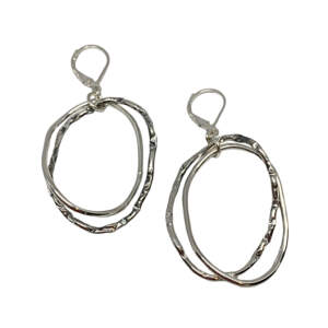 Handmade sterling silver earrings by Karyn Chopik | Effusion Art Gallery + Cast Glass Studio, Invermere BC